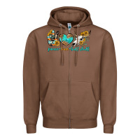 Chestnut peace love bull skull bbs Zipper Hoodie - BundleAndBundleShop