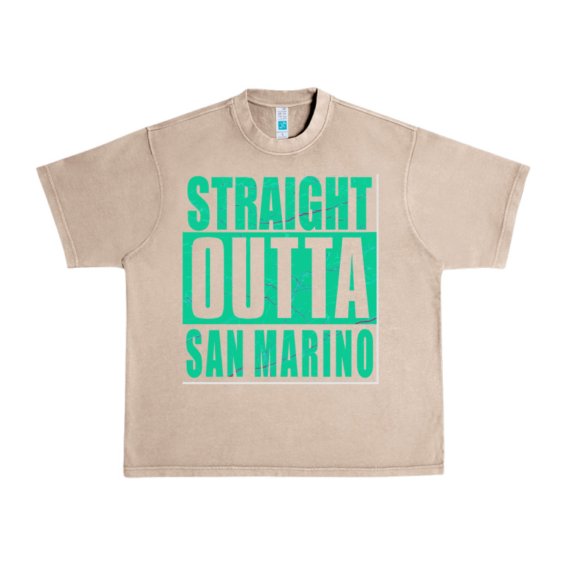 Straight Outta San Marino Urban Heavy Tee by Bettercallsaul | Teevron