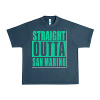 Midnight Navy Straight Outta San Marino Urban Heavy Tee - Bettercallsaul