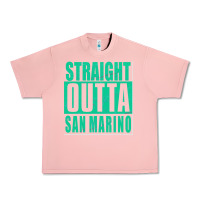 Salmon Straight Outta San Marino Urban Heavy Tee - Bettercallsaul