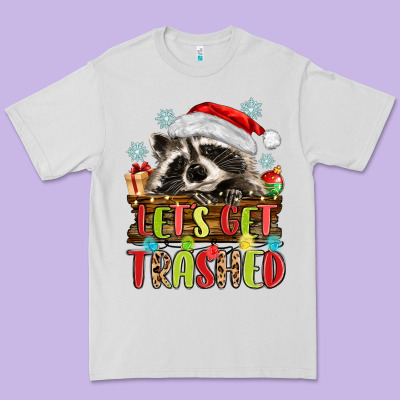 Lets Get Trashed With Raccoon Premium Tee Designed By Maliassmallbusiness