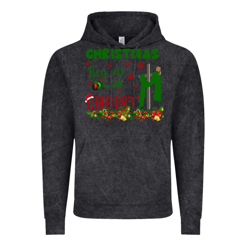 Christmas Begins With Christ Vintage Hoodie by Bettercallsaul | Teevron
