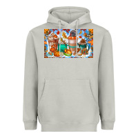 Moon Dust Thanksgiving Coffee Drink Kids Cup Heavyweight Hoodie - CowhideDigitalArt