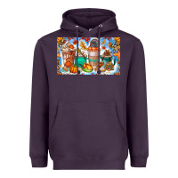 Thanksgiving Coffee Drink Kids Cup Heavyweight Hoodie | Teevron