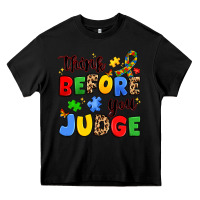 Black think before you judge Heavy Core Tee - JahusDesignShop