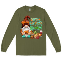 Army Green Get your fat pants ready Long Sleeve Tee - NancyCooperArtShop