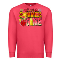 Cardinal Sweet Summer Time Premium Sweatshirt - CowhideDigitalArt