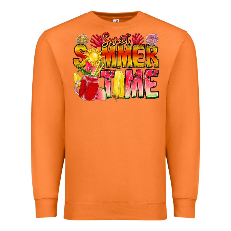 Sweet Summer Time Premium Sweatshirt by CowhideDigitalArt | Teevron