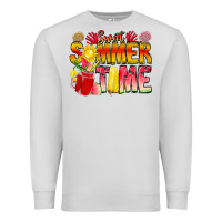 Dove Grey Sweet Summer Time Premium Sweatshirt - CowhideDigitalArt