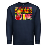 Navy Sweet Summer Time Premium Sweatshirt - CowhideDigitalArt
