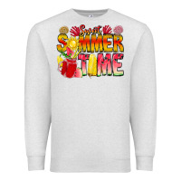 Oatmeal Heather Sweet Summer Time Premium Sweatshirt - CowhideDigitalArt