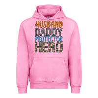 Fuchsia Pink husband daddy protector hero Urban Hoodie - Artiststas