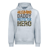 Heather Grey husband daddy protector hero Urban Hoodie - Artiststas