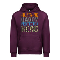Mauve Wine husband daddy protector hero Urban Hoodie - Artiststas