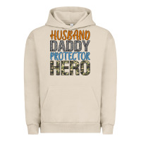 Pigment French Oak husband daddy protector hero Urban Hoodie - Artiststas