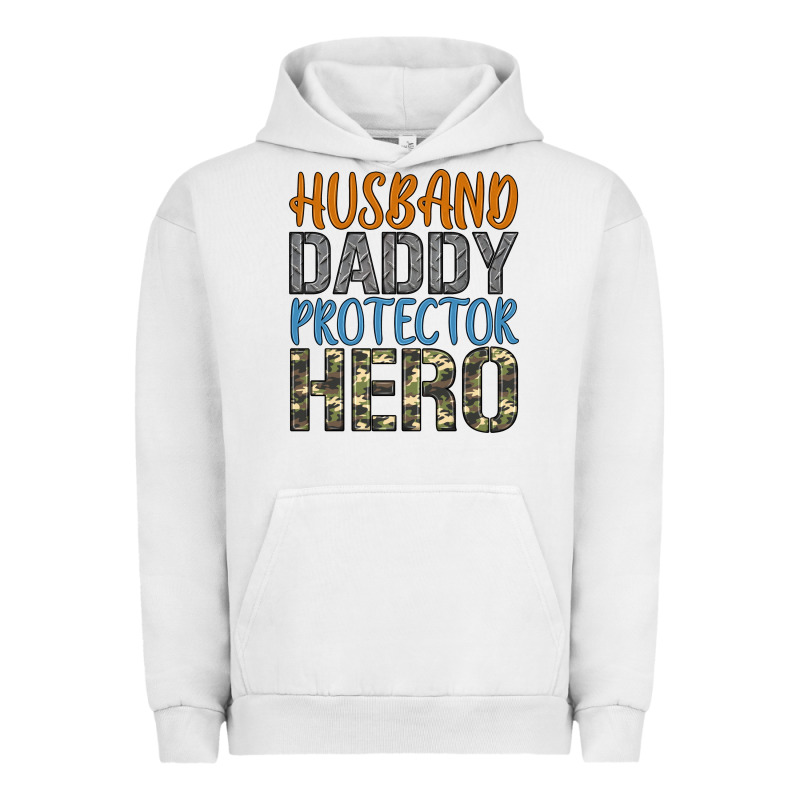 Husband Daddy Protector Hero Urban Hoodie by Artiststas | Teevron