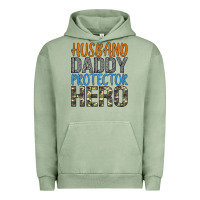 Pigment Oil Green husband daddy protector hero Urban Hoodie - Artiststas