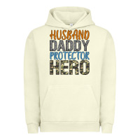 Pigment Pistachio husband daddy protector hero Urban Hoodie - Artiststas