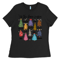Black tis the damn season music Ladies Tee - MaliasSmallBusiness