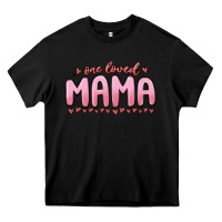Black one loved mama Heavy Core Tee - MaliasSmallBusiness