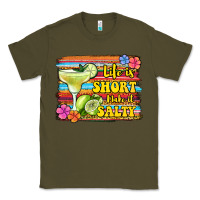 Army Green life is short make it salty Classic Tee - Jasminsmagicworld