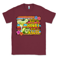 Burgundy life is short make it salty Classic Tee - Jasminsmagicworld