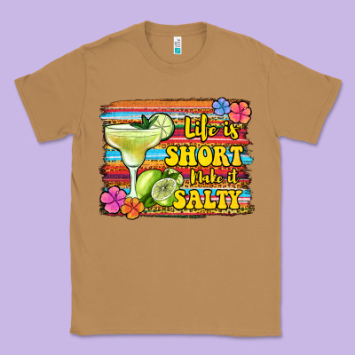 Life Is Short Make It Salty Classic Tee Designed By Jasminsmagicworld
