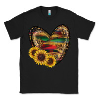Black Sunflower Fall Heart Classic Tee - RanaPortraitStore
