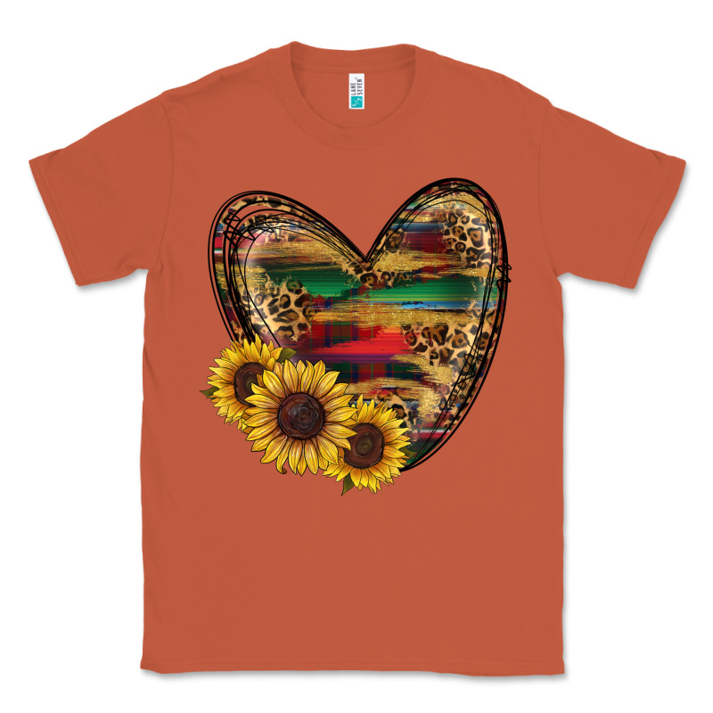 Sunflower Fall Heart Classic Tee by RanaPortraitStore | Teevron
