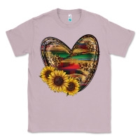 Lilac Sunflower Fall Heart Classic Tee - RanaPortraitStore