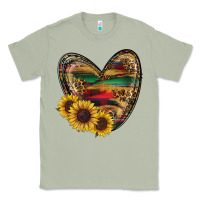 Matcha Sunflower Fall Heart Classic Tee - RanaPortraitStore