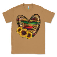 Toasted Coconut Sunflower Fall Heart Classic Tee - RanaPortraitStore