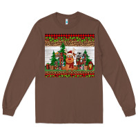 Chestnut joy reindeer Long Sleeve Tee - Jasminsmagicworld