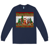 Navy joy reindeer Long Sleeve Tee - Jasminsmagicworld