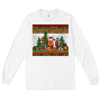 White joy reindeer Long Sleeve Tee - Jasminsmagicworld