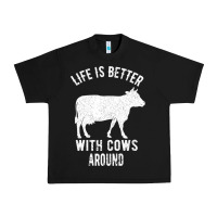 Black Life Is Better With Cows Around Urban Heavy Tee - Bettercallsaul