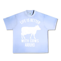 Grape Ice Life Is Better With Cows Around Urban Heavy Tee - Bettercallsaul