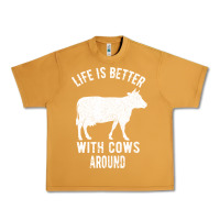 Peanut Butter Life Is Better With Cows Around Urban Heavy Tee - Bettercallsaul