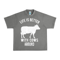 Tornado Life Is Better With Cows Around Urban Heavy Tee - Bettercallsaul
