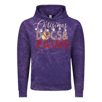 Cloud Purple Christmas Dogs Paws Vintage Hoodie - Bettercallsaul