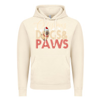 Vintage Artic Christmas Dogs Paws Vintage Hoodie - Bettercallsaul