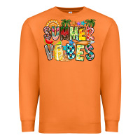 Carrot Summer Vibes Premium Sweatshirt - CowhideDigitalArt