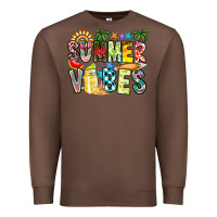 Chestnut Summer Vibes Premium Sweatshirt - CowhideDigitalArt