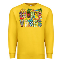 Lemon Summer Vibes Premium Sweatshirt - CowhideDigitalArt