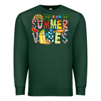 Sports Green Summer Vibes Premium Sweatshirt - CowhideDigitalArt