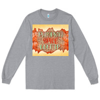 Heather Grey Pumpkin spice latte Long Sleeve Tee - NancyCooperArtShop
