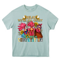 Arona relax were all crazy its not a competition nca Heavy Core Tee - NancyCooperArtShop