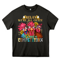 Asphalt relax were all crazy its not a competition nca Heavy Core Tee - NancyCooperArtShop