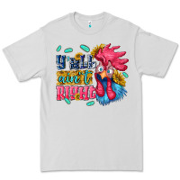 Dove Grey yall aint right with chicken Premium Tee - NancyCooperArtShop