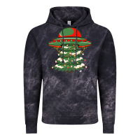 Cloud Black Ufo Christmas Pine Tree Vintage Hoodie - Bettercallsaul